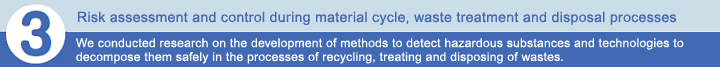 [3]Risk assessment and control during material cycle, waste treatment and disposal processes