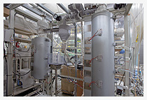（写真）熱分解ガス化・改質実験装置
